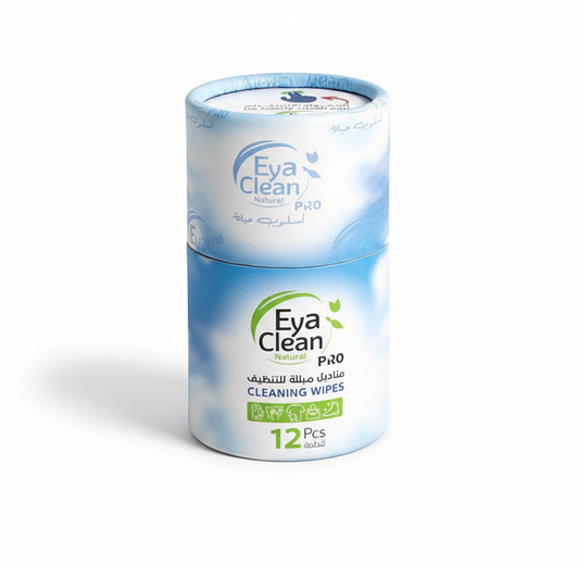 مناديل مبللة طبيعية لجميع الأغراض — 12 قطعة